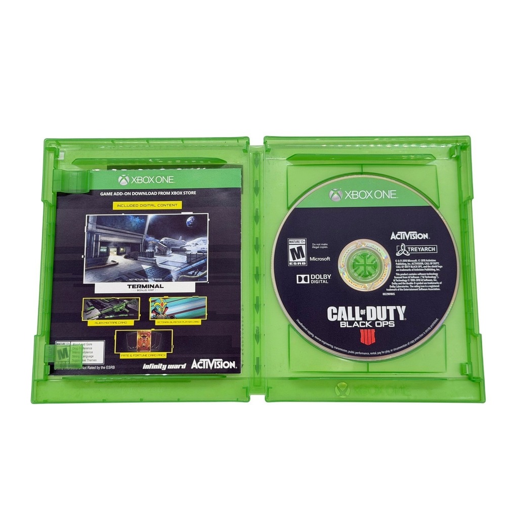 Activision Call Of Duty Black Ops 4 Xbox One Microsoft Game First Person Shooter
